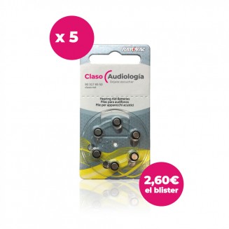 30 Pilas Rayovac Amarilla tipo 10 (5 packs)