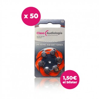 300 Pilas Rayovac Naranja tipo 13 (50 packs)