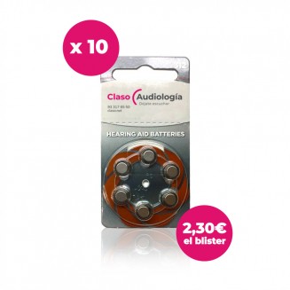 60 Pilas Rayovac Marrón tipo 312 (10 packs)