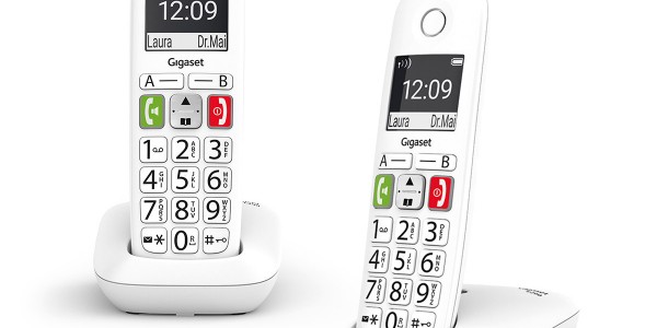 Gigaset Téléphone sans fil CL390A Duo Tundra White
