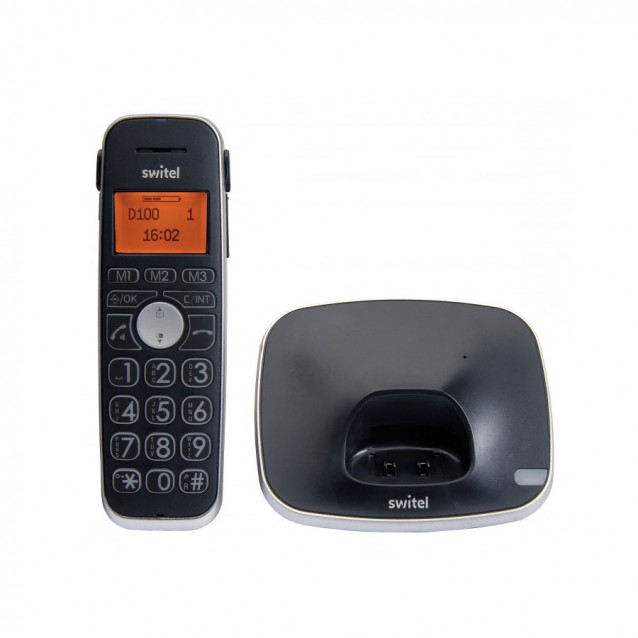 Teléfono inalámbrico Switel D100 Vita Comfort Teléfono inalámbrico Switel D100 Vita Comfort