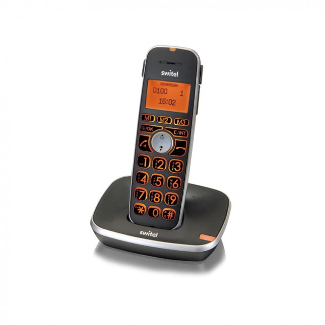 Teléfono inalámbrico Switel D100 Vita Comfort Teléfono inalámbrico Switel D100 Vita Comfort