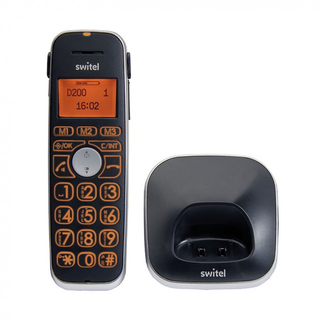 Teléfonos fijos Switel D200 Vita Comfort Teléfonos fijos Switel D200 Vita Comfort