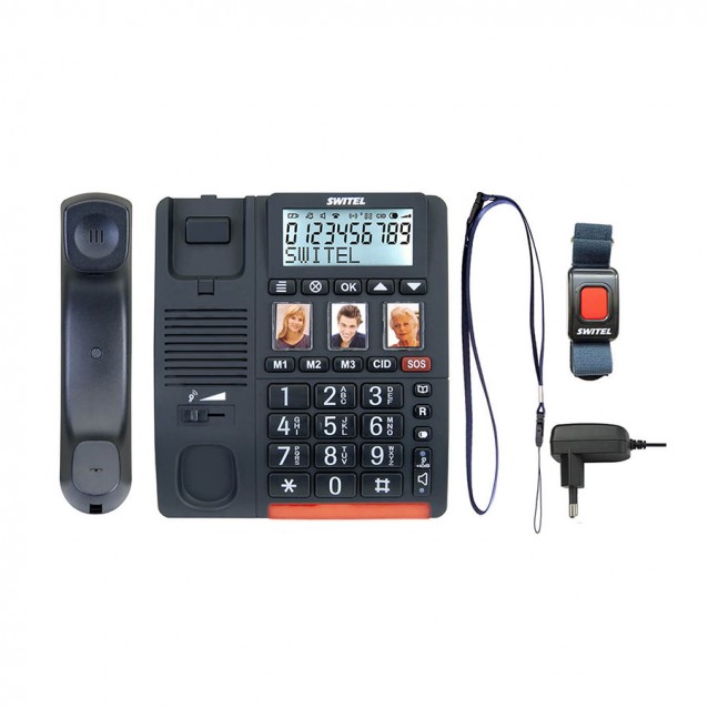 Teléfono fijo Switel TF560 Teléfono fijo Switel TF560