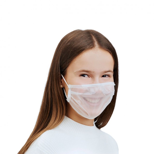 Transparent mask for lip reading VisibleMask