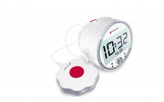 How do the alarm clocks work for the deaf?