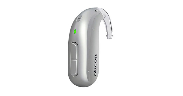 Hearing Aid Intent 3 miniBTE R - Oticon - Behind The Ear (BTE) Hearing ...