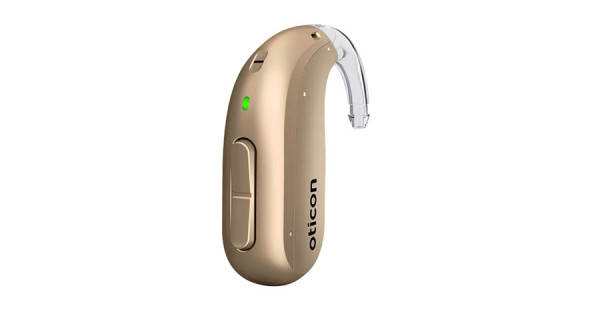 Hearing Aid Intent 4 miniBTE R - Oticon - Behind The Ear (BTE) Hearing ...